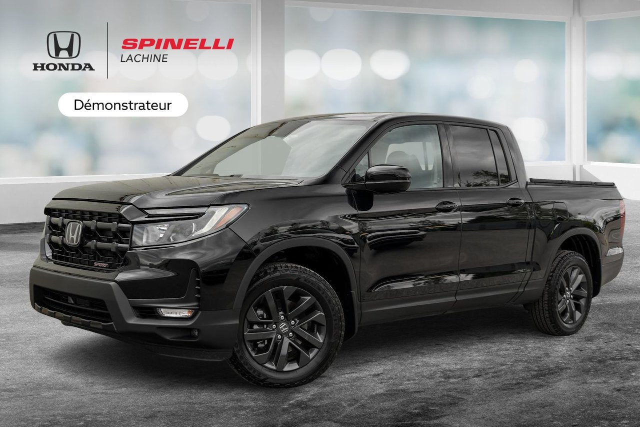 2025 Honda Ridgeline SPORT AWD; TOIT CAMERA ANGLES MORT SIEGE CHAUFFANT