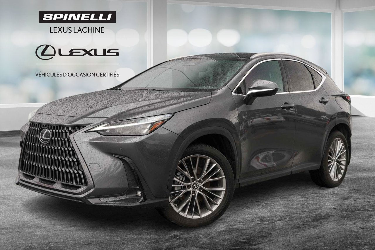 2022 Lexus NX 350h 350h DEMO LUXURY HYBRIDE CUIR ROUGE TOIT PANO NAV