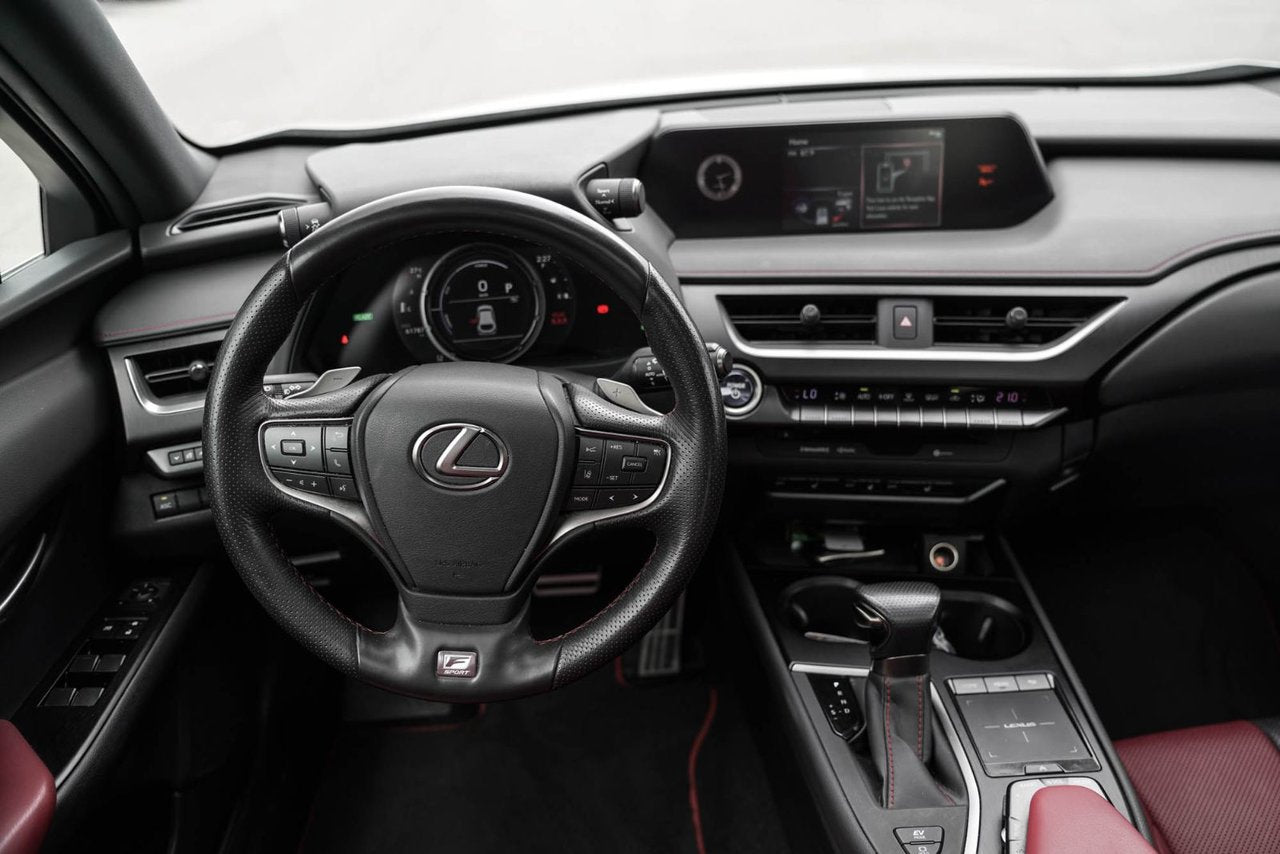 2021 Lexus UX 250h F SPORT 1 AWD CUIR ROUGE CARPLAY