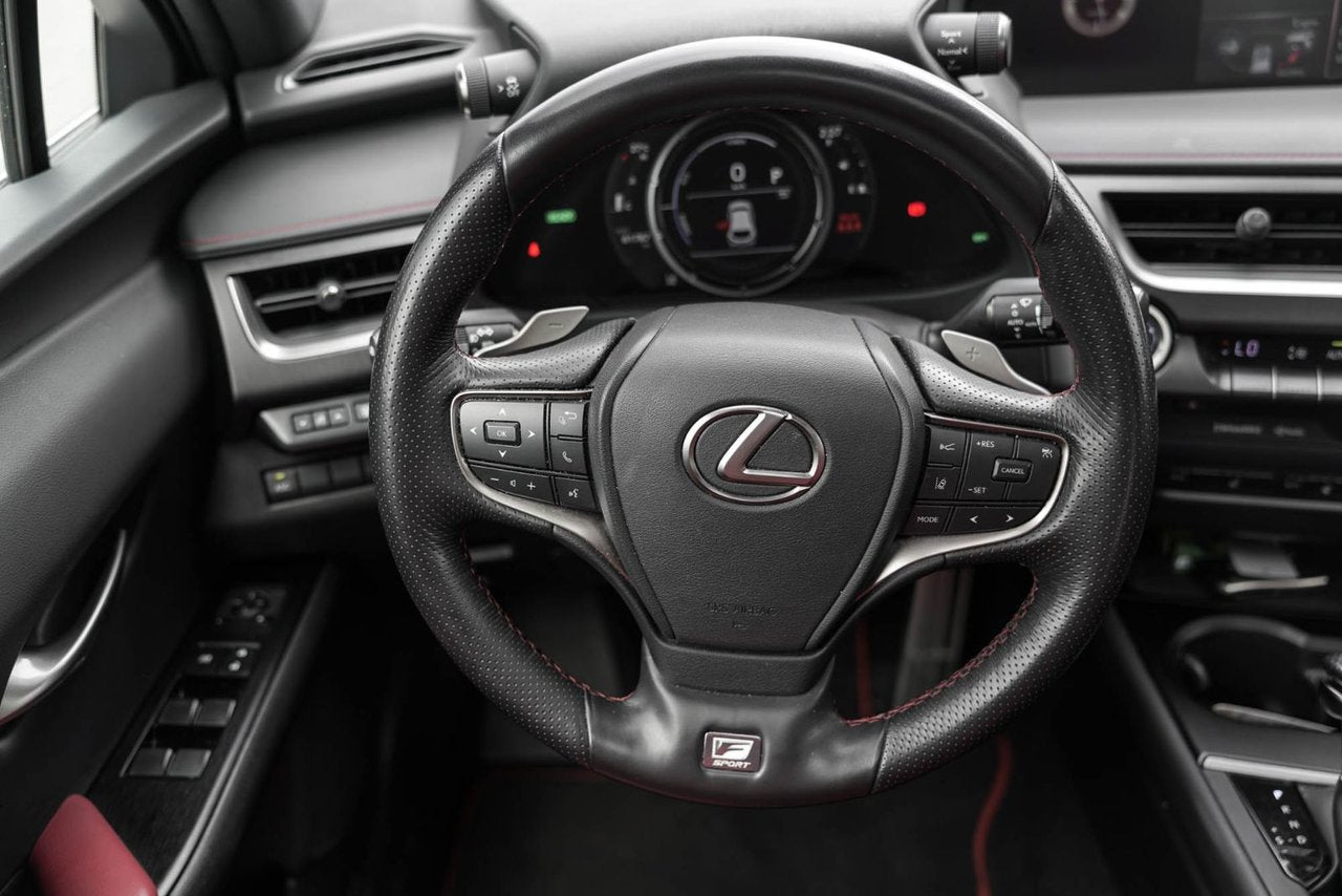 2021 Lexus UX 250h F SPORT 1 AWD CUIR ROUGE CARPLAY