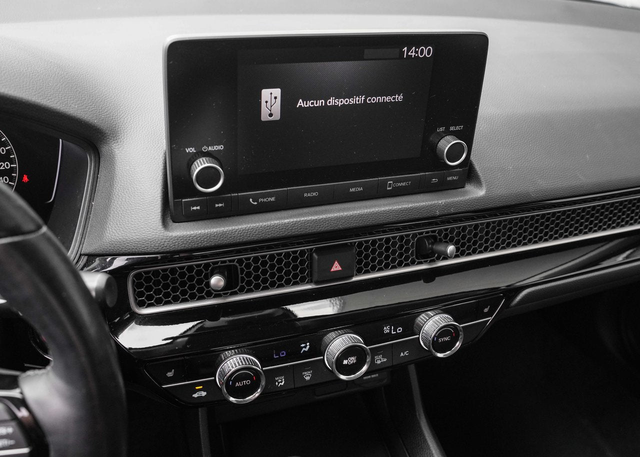 2023 Honda Civic Sedan EX; TOIT CAMERA ANGLES MORT SIEGE+VOLANT CHAUFFANT