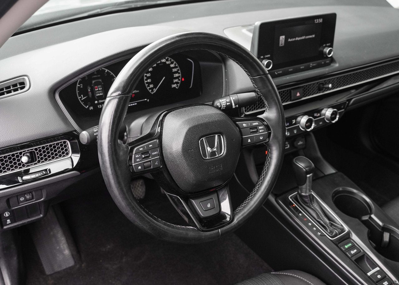 2023 Honda Civic Sedan EX; TOIT CAMERA ANGLES MORT SIEGE+VOLANT CHAUFFANT