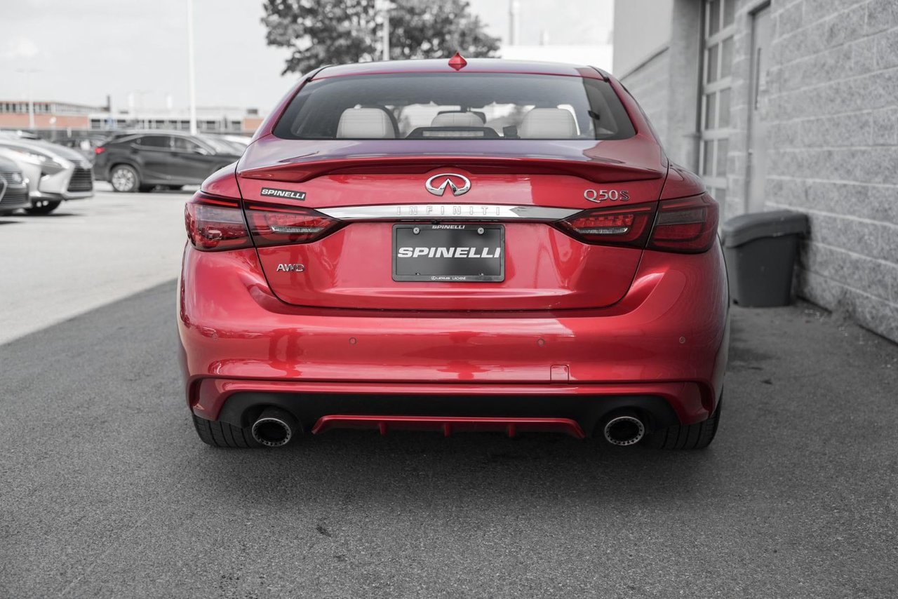 2019 Infiniti Q50S 3.0t Red Sport 400 AWD BAS KM CUIR TOIT NAVI BOSE
