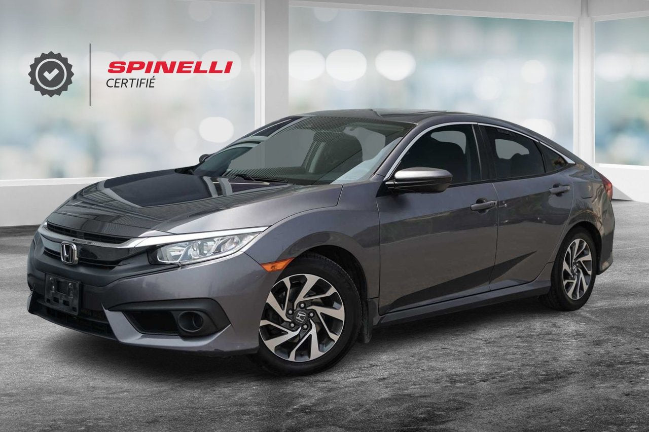 2017 Honda Civic Sedan EX/KEYLESS/SUNROOF/CAMERA/LANE ASSIST/DEMARREUR