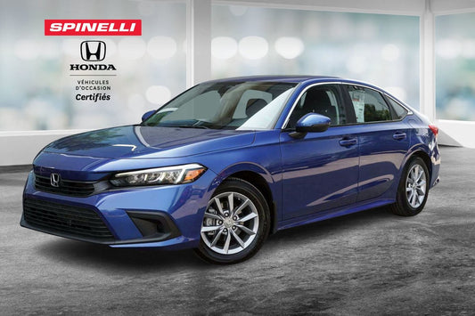 2022 Honda Civic EX; TOIT CAMERA ANGLES MORT  MAGS *BAS/LOW KM*