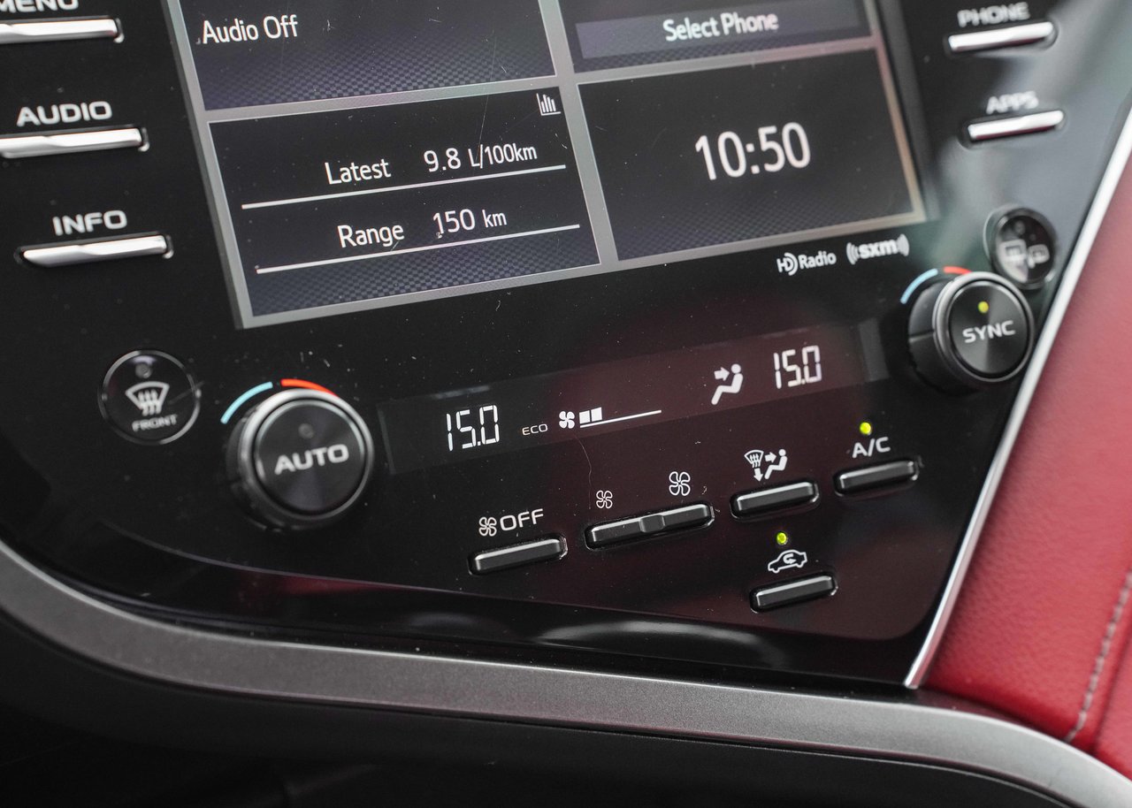 2018 Toyota Camry XSE V6 CUIR ROUGE SON JBL TOIT CARPLAY CAMERA 360