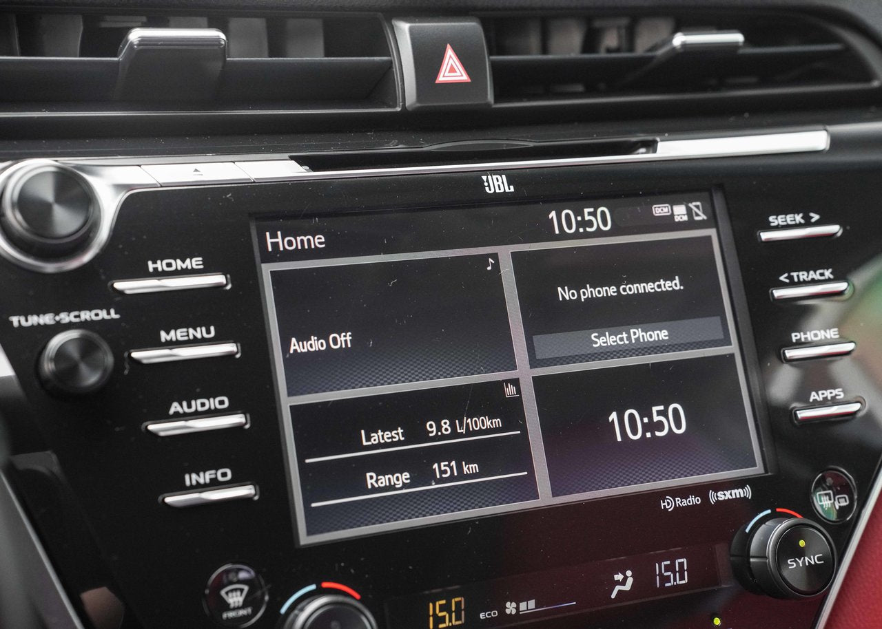 2018 Toyota Camry XSE V6 CUIR ROUGE SON JBL TOIT CARPLAY CAMERA 360
