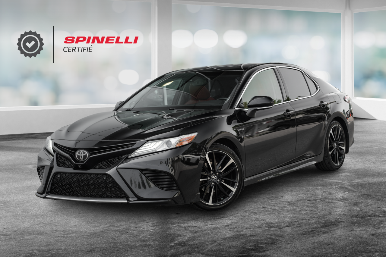 2018 Toyota Camry XSE V6 CUIR ROUGE SON JBL TOIT CARPLAY CAMERA 360