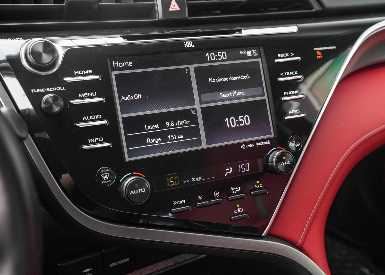 2018 Toyota Camry XSE V6 CUIR ROUGE SON JBL TOIT CARPLAY CAMERA 360