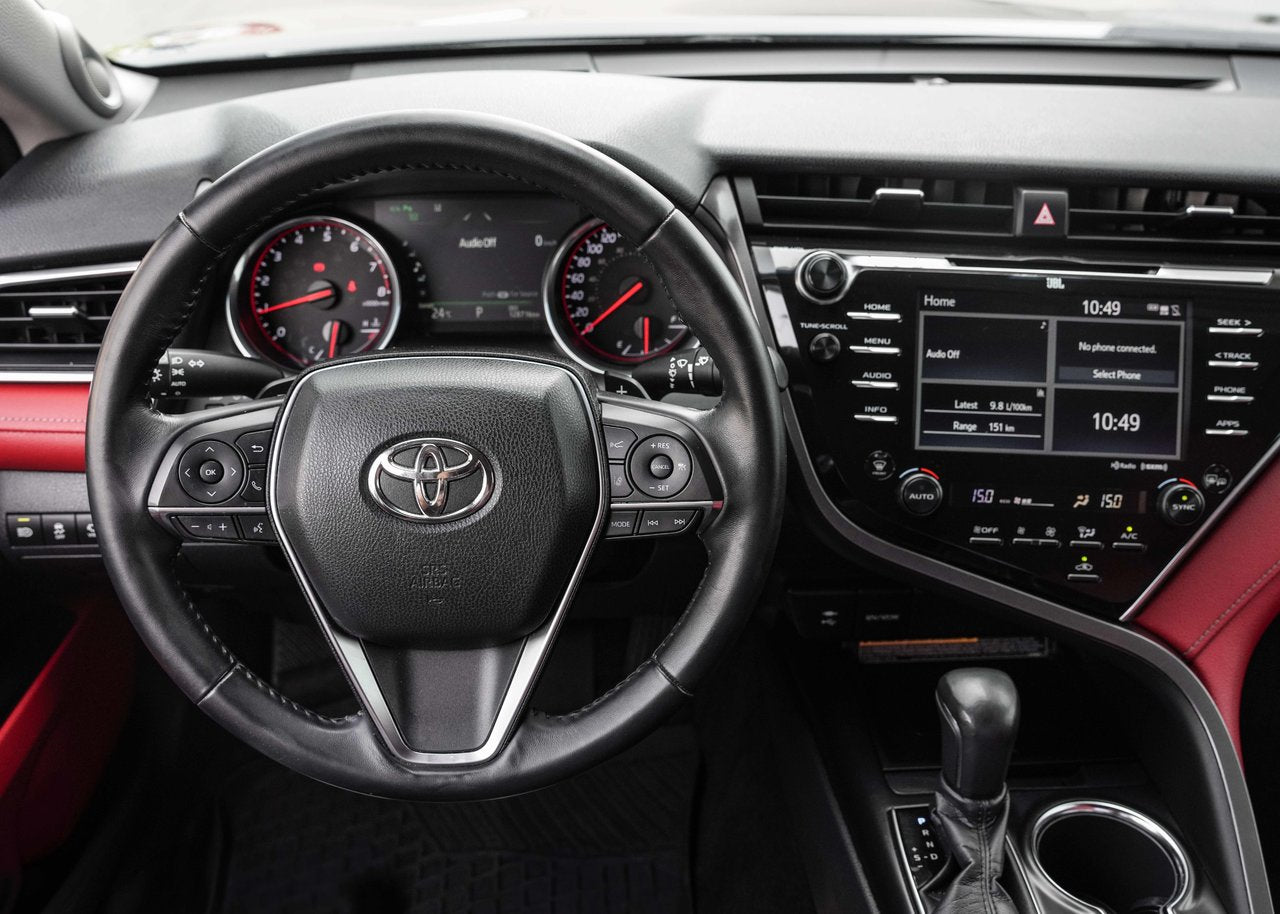 2018 Toyota Camry XSE V6 CUIR ROUGE SON JBL TOIT CARPLAY CAMERA 360