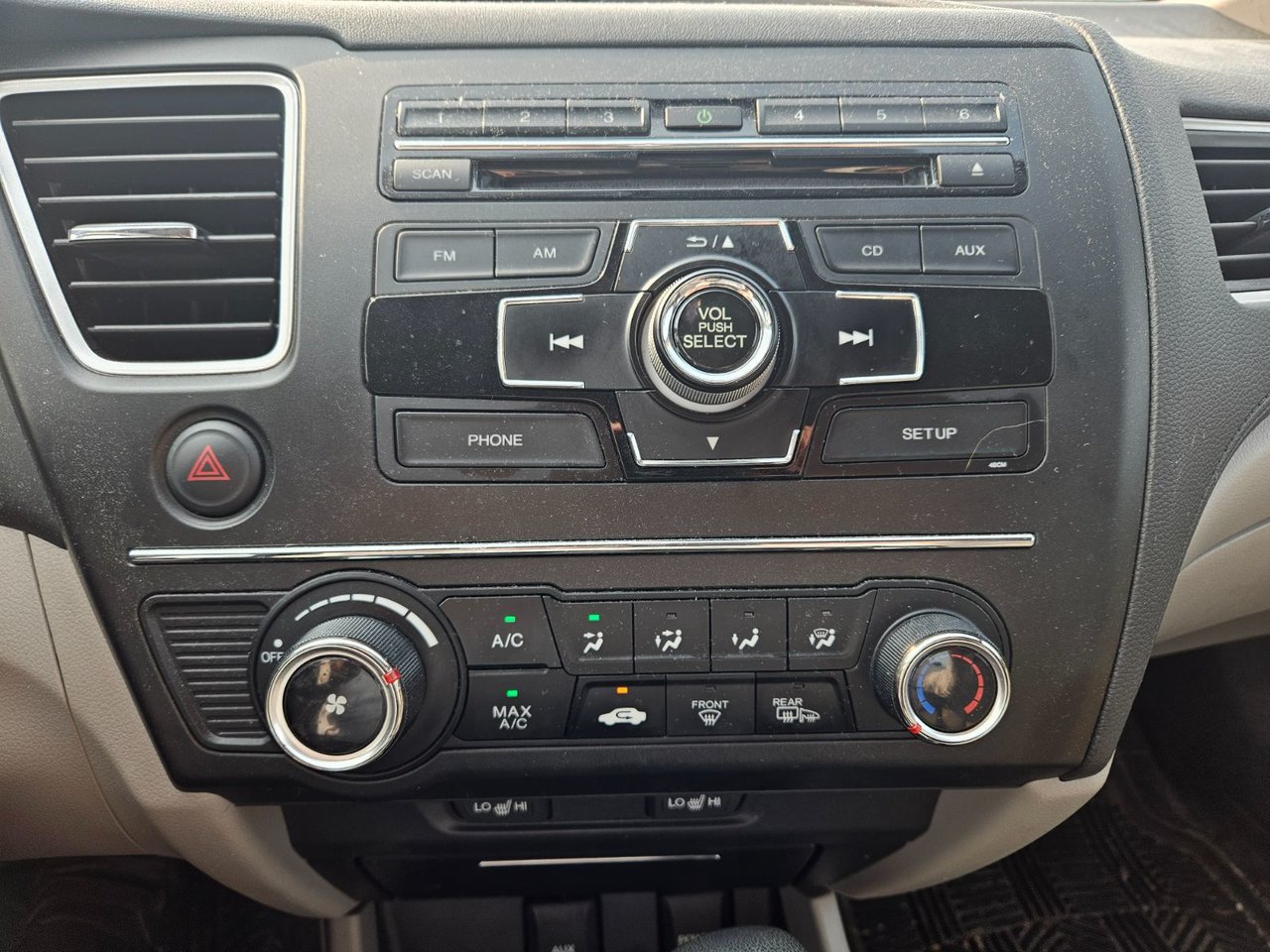 2015 Honda Civic Sedan LX/AC/BLURTOOTH/SIEGE CHAUFFANT/CAMARA