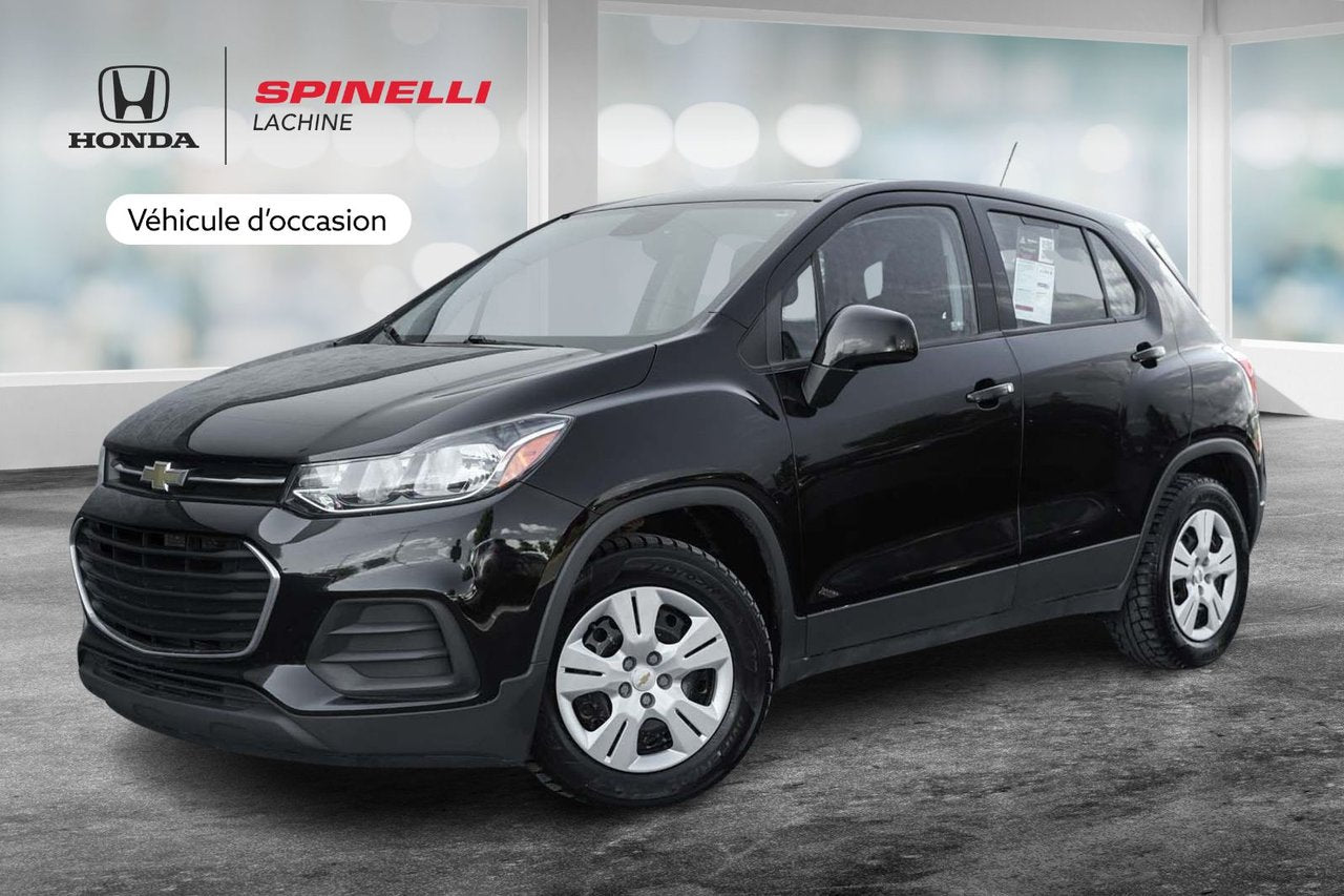 2017 Chevrolet Trax LS FWD;  A/C CAMERA CARPLAY ANDROID PNEU HIVER