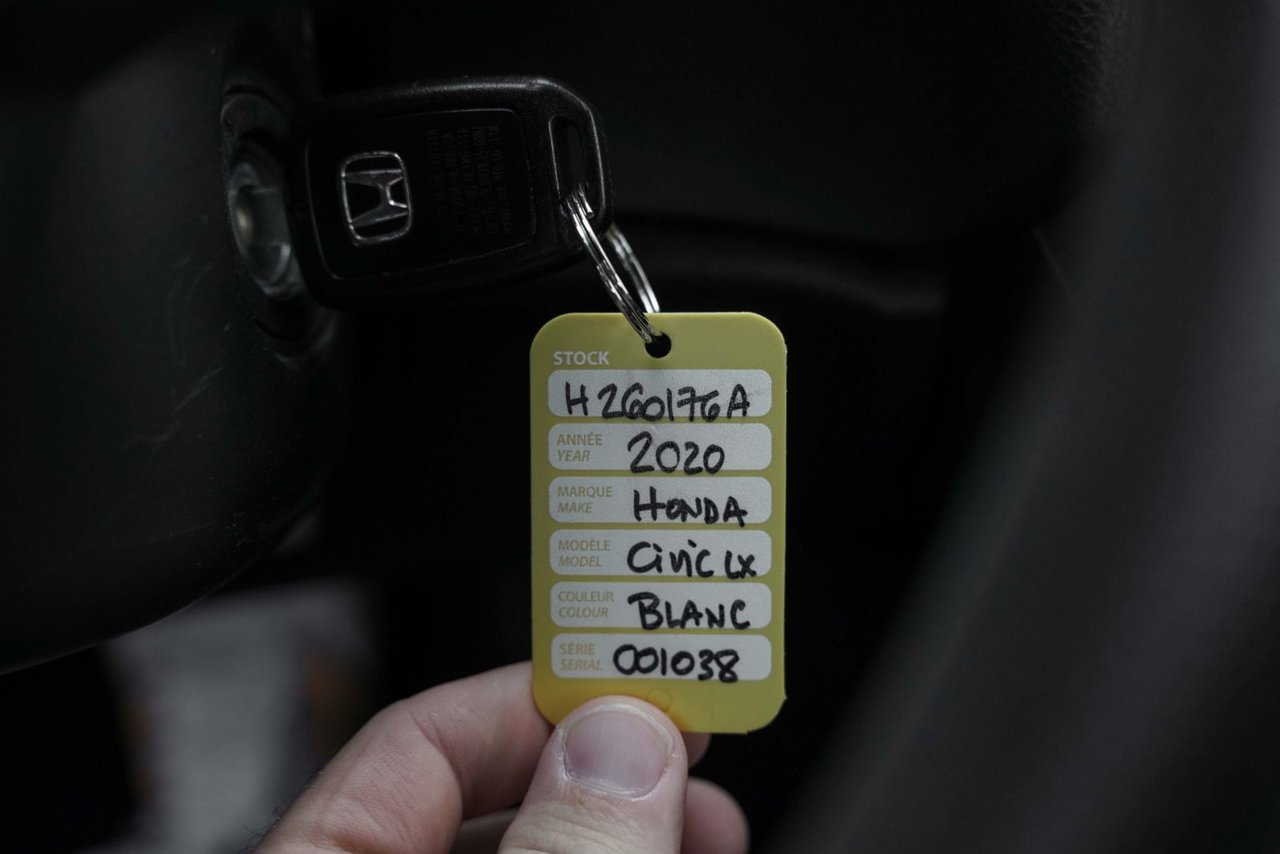 2020 Honda Civic LX CVT BAS KM