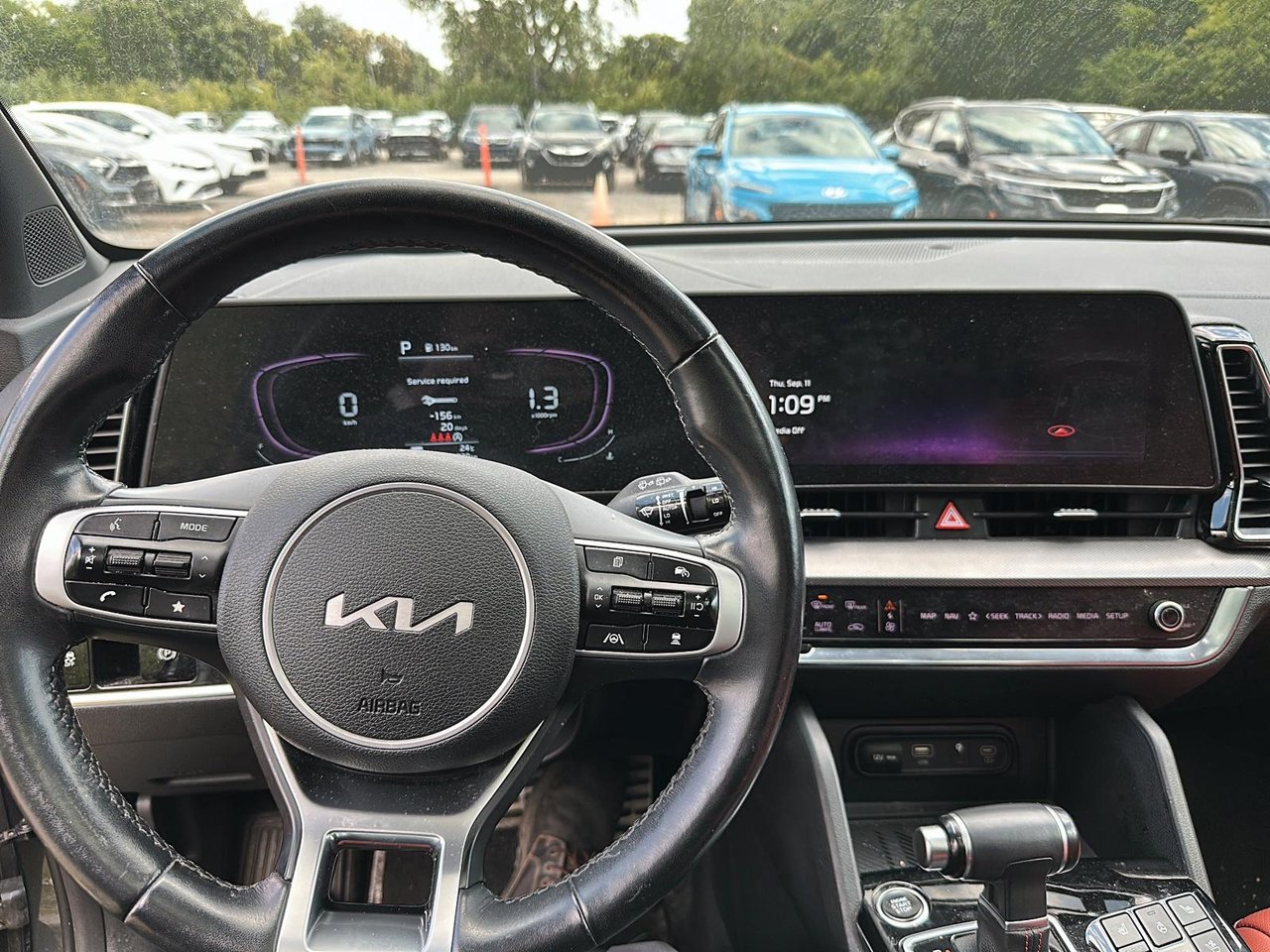 2023 Kia Sportage Ex Premium Red Interior