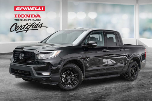 2023 Honda Ridgeline BLACK EDITION AWD; CUIR TOIT NAV SIEGES CHAUFFANT