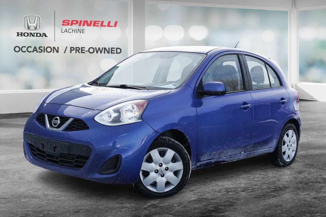 2017 Nissan Micra SV AUTO; A/C GRP ELECTRIQUE CRUISE *GARANTIE*