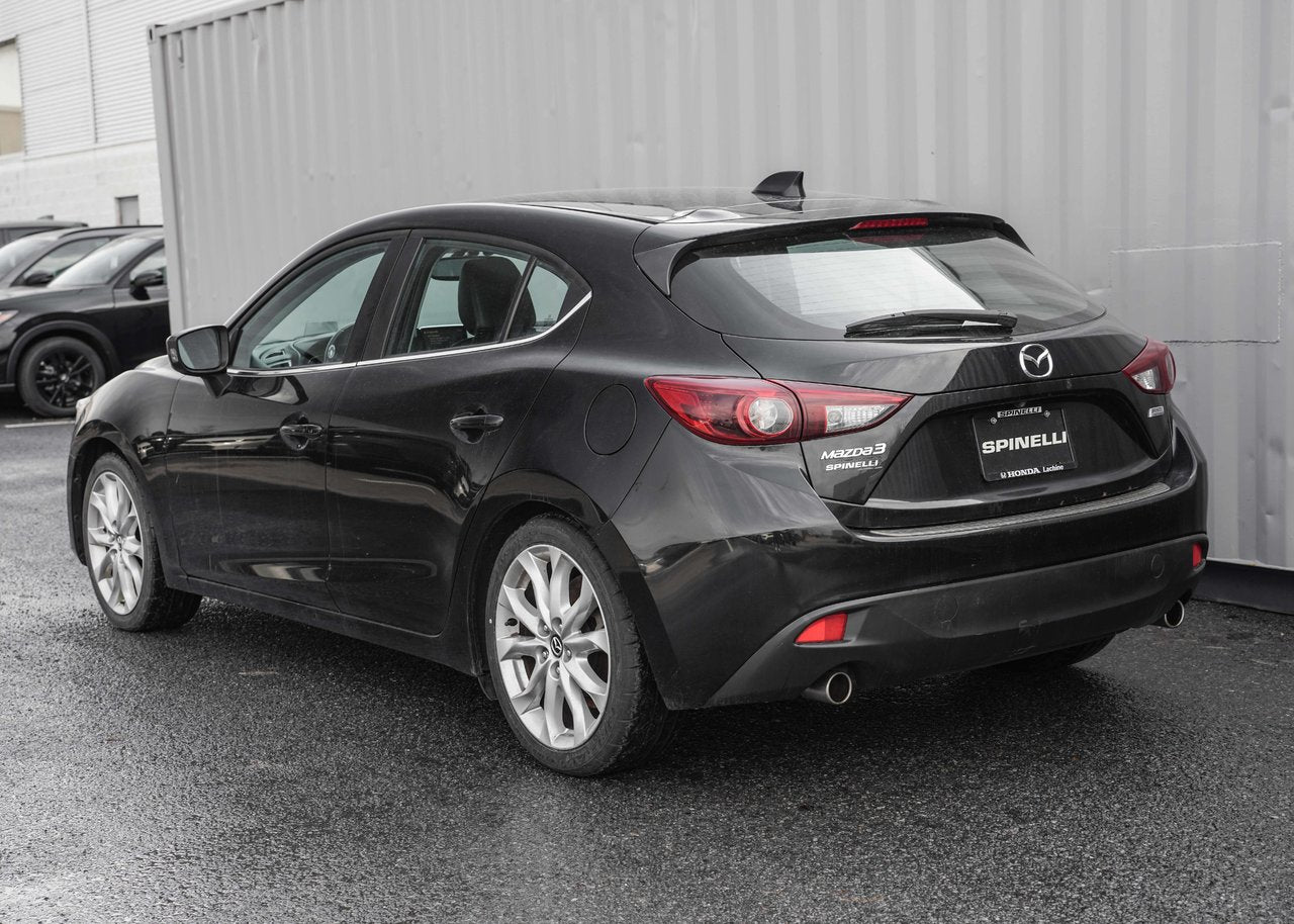 2015 Mazda Mazda3 SPORT GT; CUIR TOIT NAV SIEGES CHAUFFANT*GARANTIE*