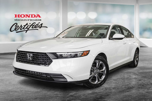 2024 Honda Accord Sedan EX; TOIT ANGLES MORT SIEGES CHAUFFANT *BAS/LOW KM*