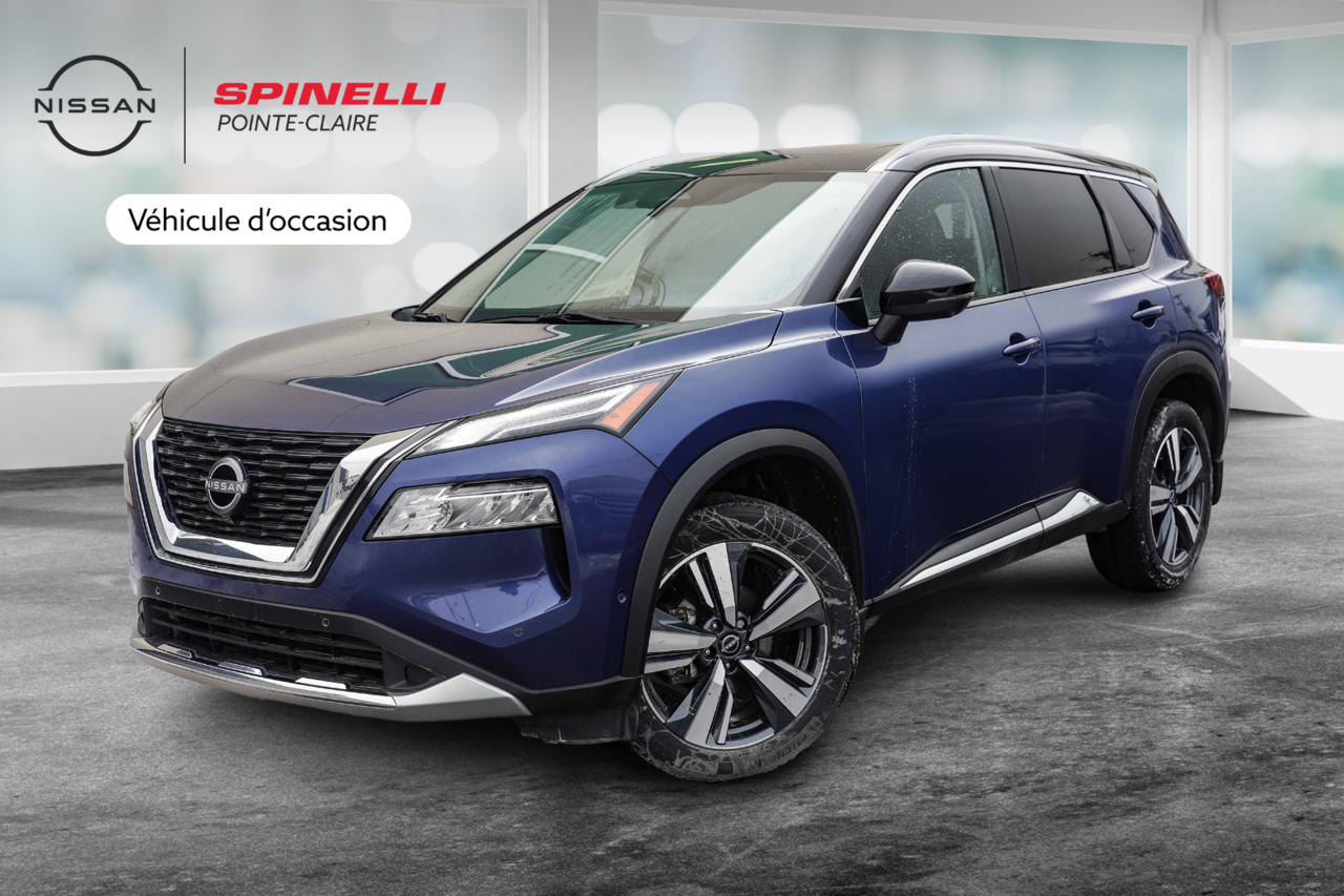 2023 Nissan Rogue Platinum AWD+CAM.360+NAV+CUIR+TOIT.PANO+CARPLAY