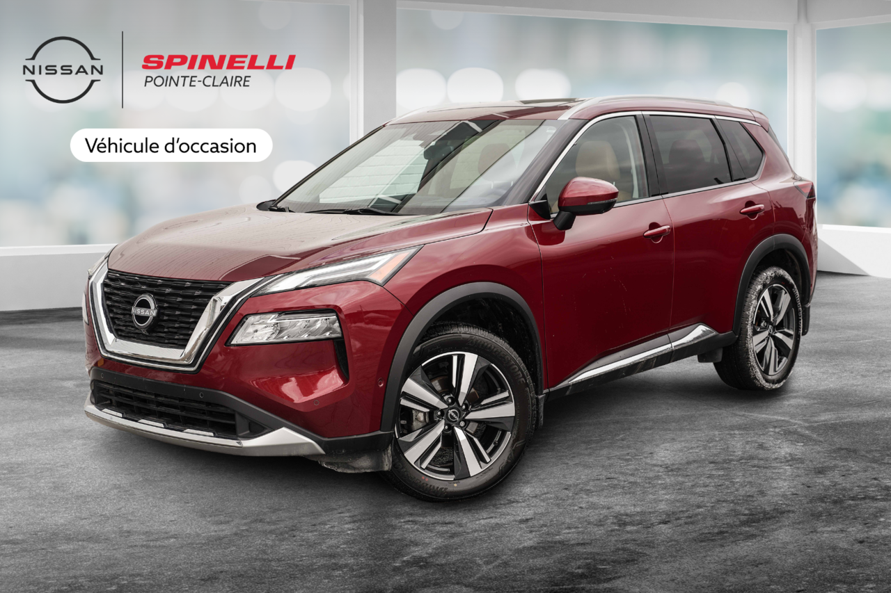 2023 Nissan Rogue Platinum AWD+CAM.360+NAV+CUIR+TOIT.PANO+CARPLAY