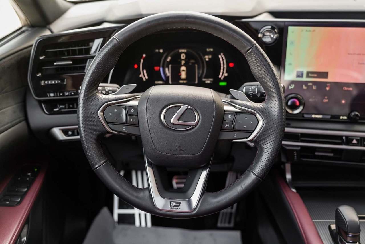2024 Lexus RX 500H 500h DEMO F SPORT 2 CUIR ROUGE TOIT PANO BAS KM