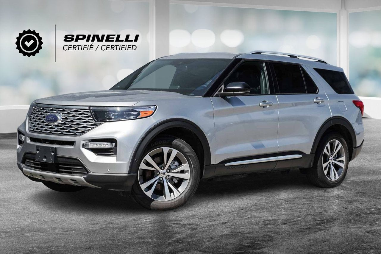 2020 Ford Explorer PLATINUM 4WD; CUIR TOIT PANO CAM 360 *GARANTIE*