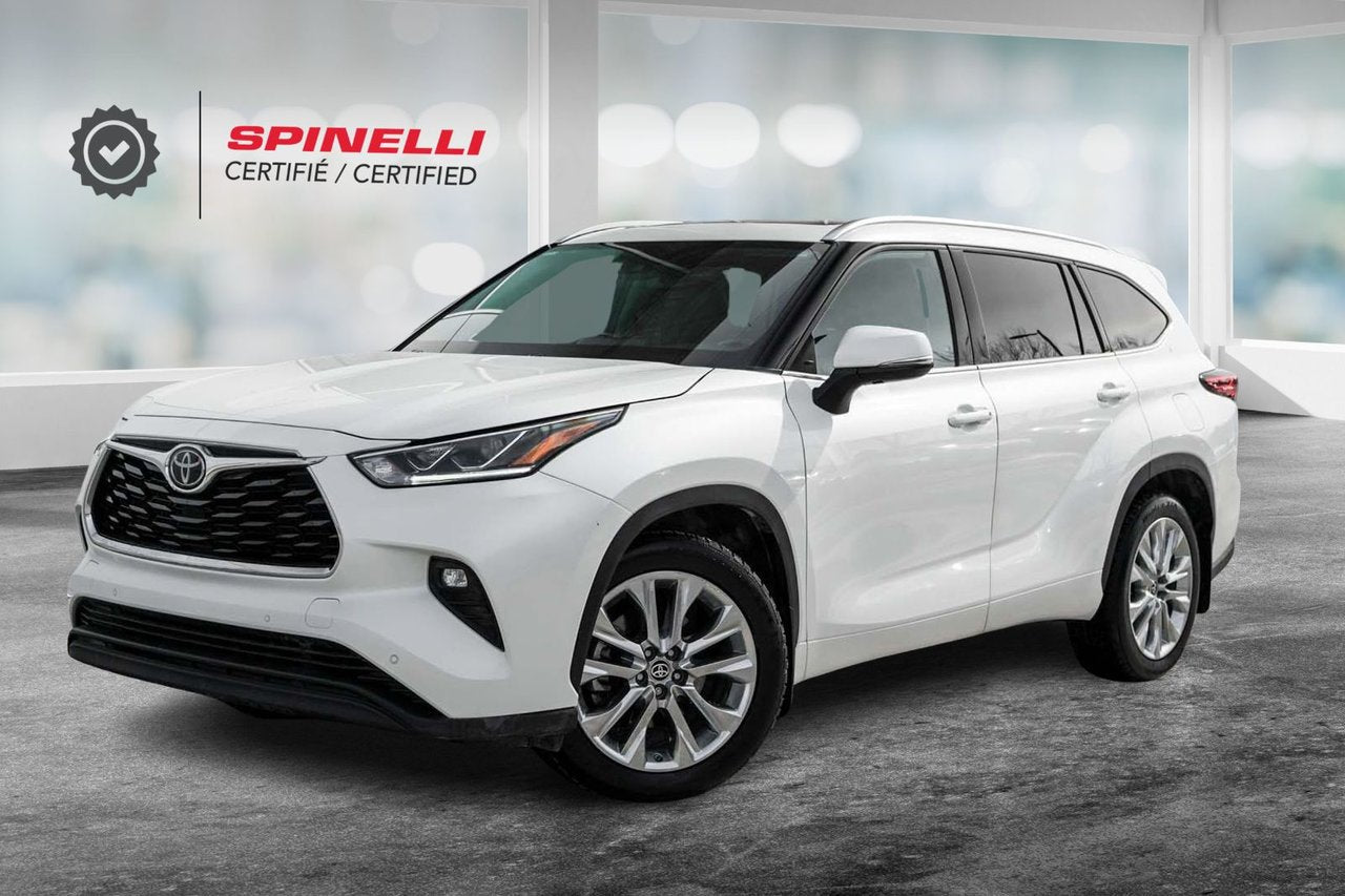 2021 Toyota Highlander Limited AWD BAS KM 7 PASS CUIR TOIT PANO SON JBL