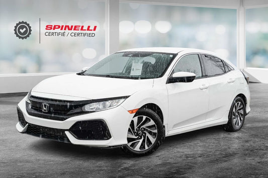2019 Honda Civic Hatchback LX MANUELLE; CAMERA SIÈGES CHAUFFANT CATRPLAY MAGS