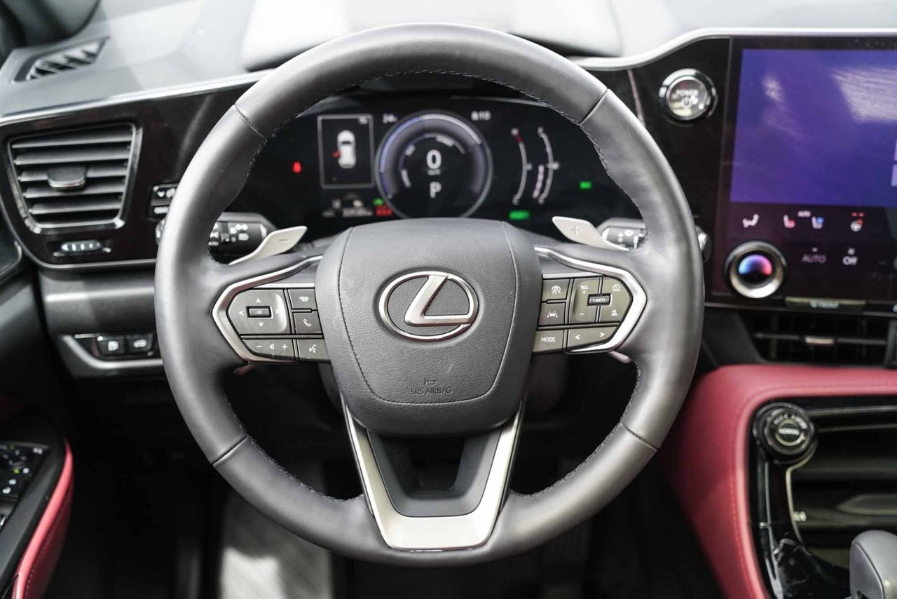 2024 Lexus NX 350h 350h LUXURY AWD CUIR ROUGE TOIT PANO CARPLAY NAVI