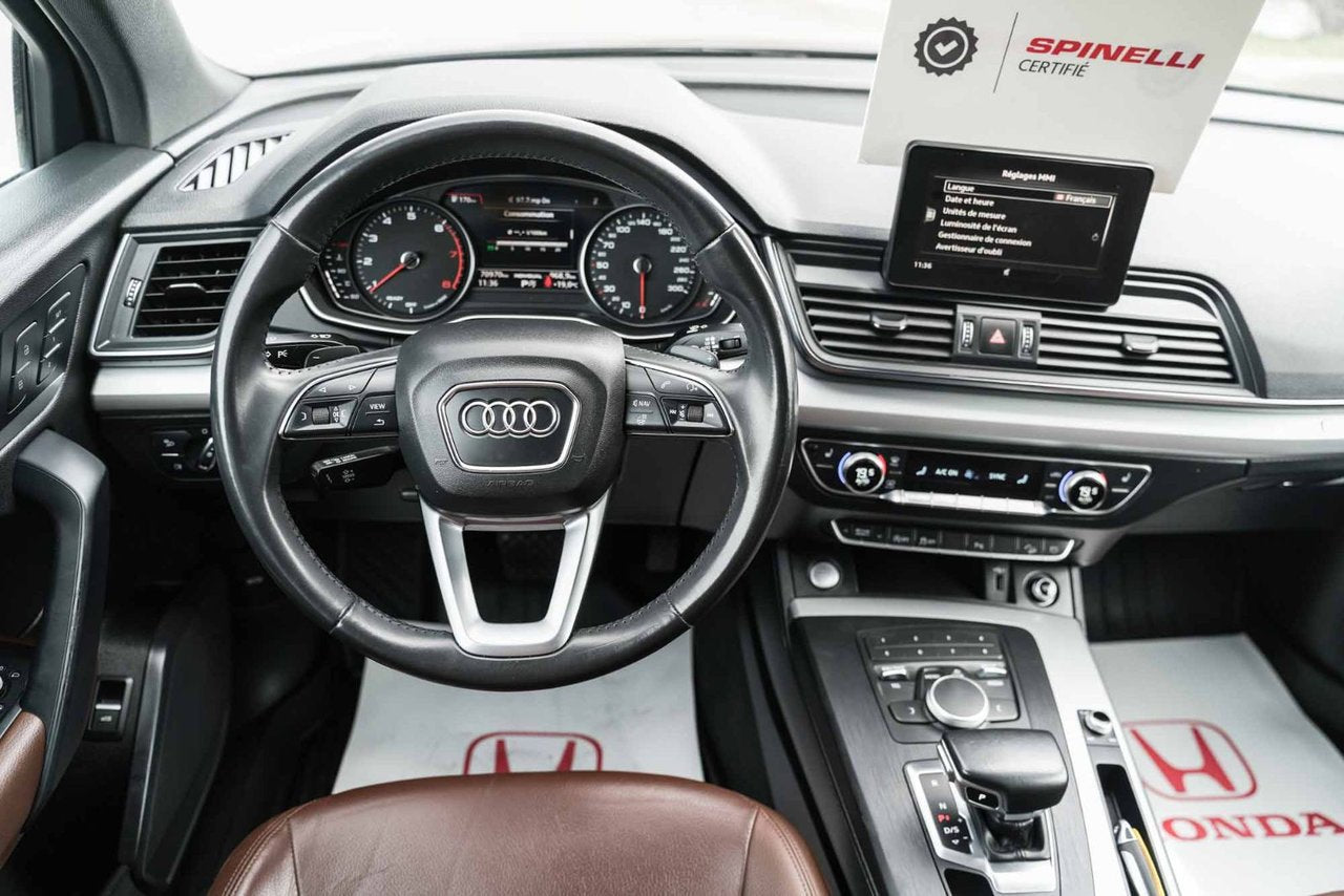 2020 Audi Q5 KOMFORT AWD; CUIR CAMERA ANGLES MORT MAG*GARANTIE*