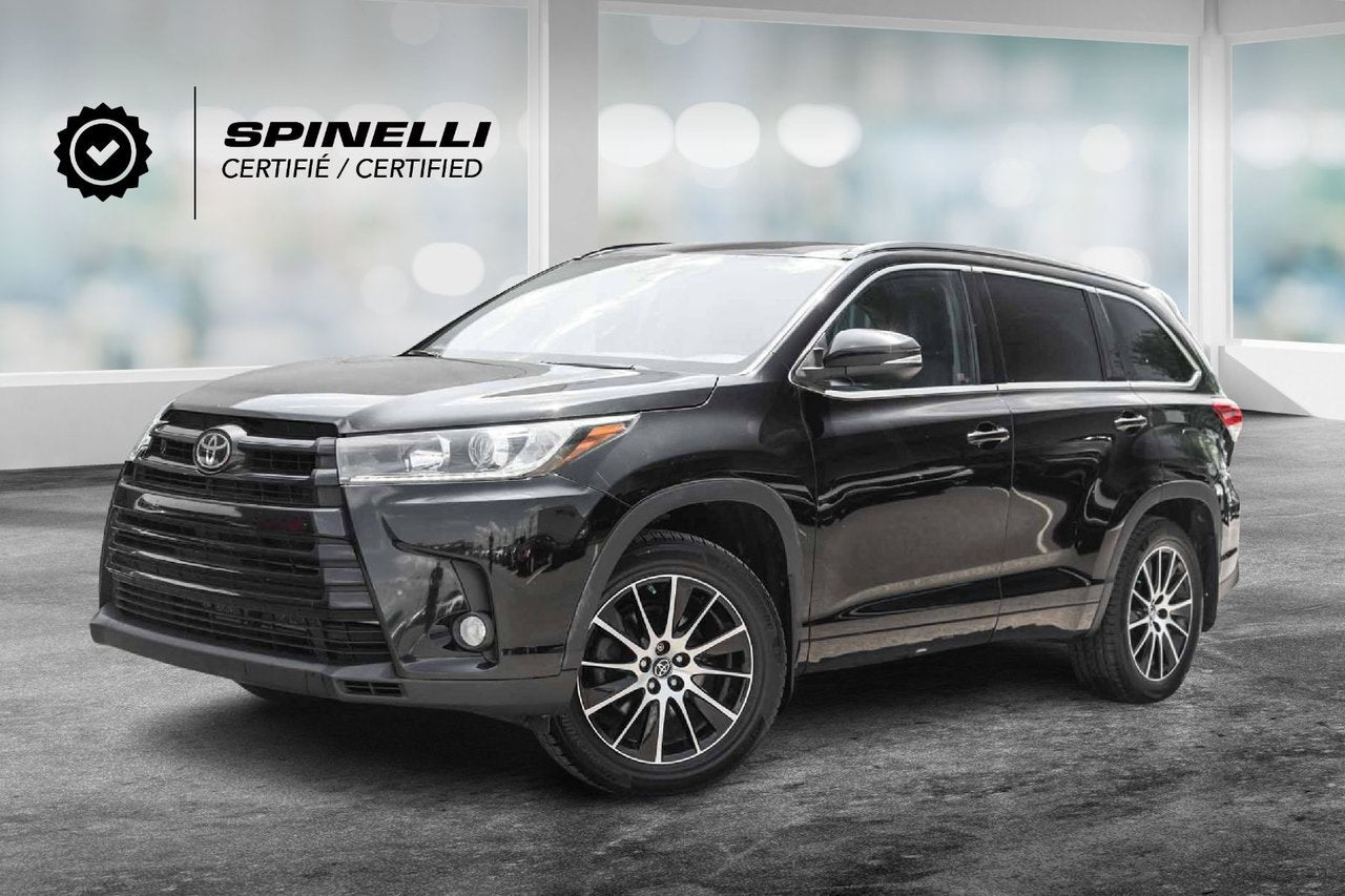 2018 Toyota Highlander XLE w/SE AWD CUIR TOIT NAVI 7 PASS BAS KM