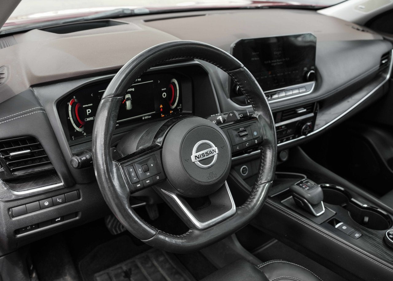 2021 Nissan Rogue Platinum AWD+CAM.360+NAV+CUIR+TOIT.PANO+CARPLAY