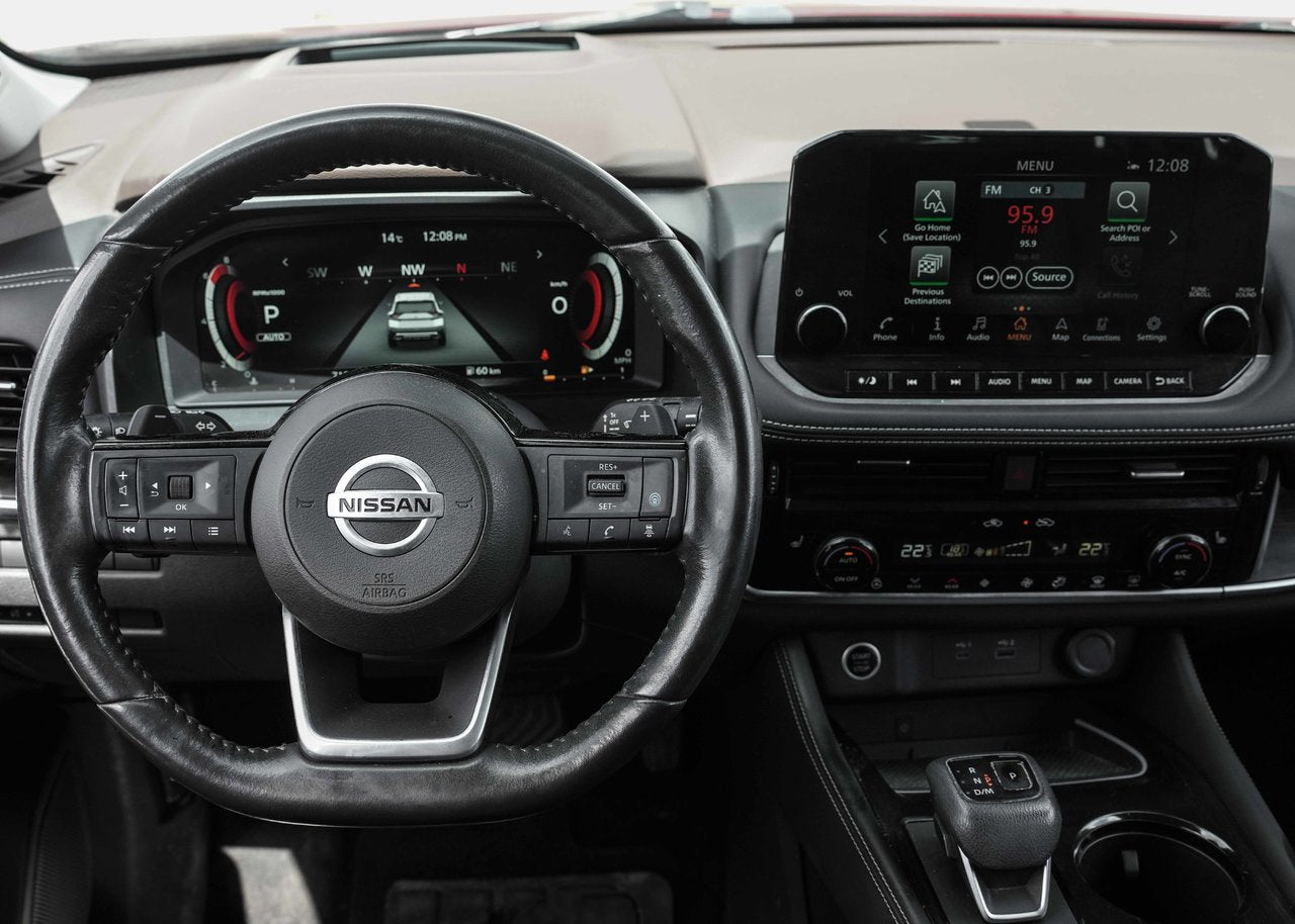 2021 Nissan Rogue Platinum AWD+CAM.360+NAV+CUIR+TOIT.PANO+CARPLAY