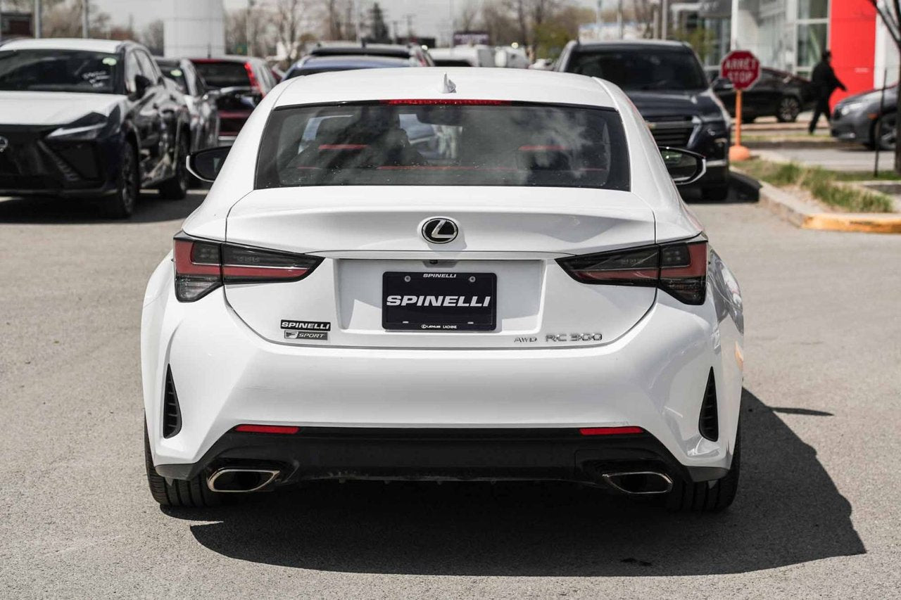 2020 Lexus RC 300 AWD F SPORT 2 CUIR ROUGE NAVI CARPLAY