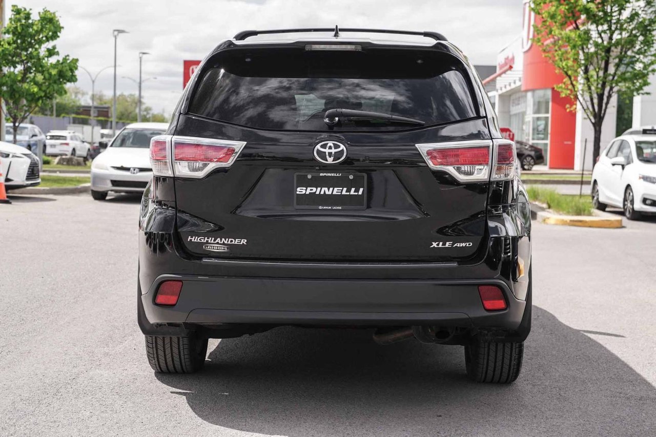 2016 Toyota Highlander XLE AWD BAS KM 8 PASS CUIR TOIT NAVI