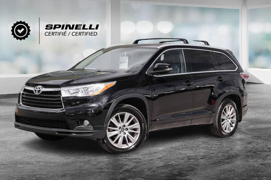 2016 Toyota Highlander XLE AWD BAS KM 8 PASS CUIR TOIT NAVI