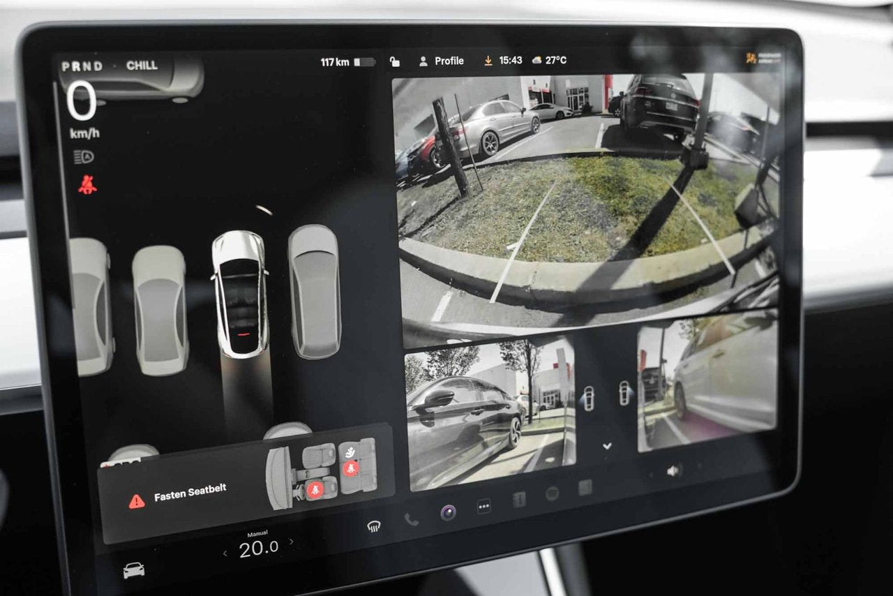 2021 Tesla Model Y STANDARD RANGE BAS KM RWD CUIR BLANC
