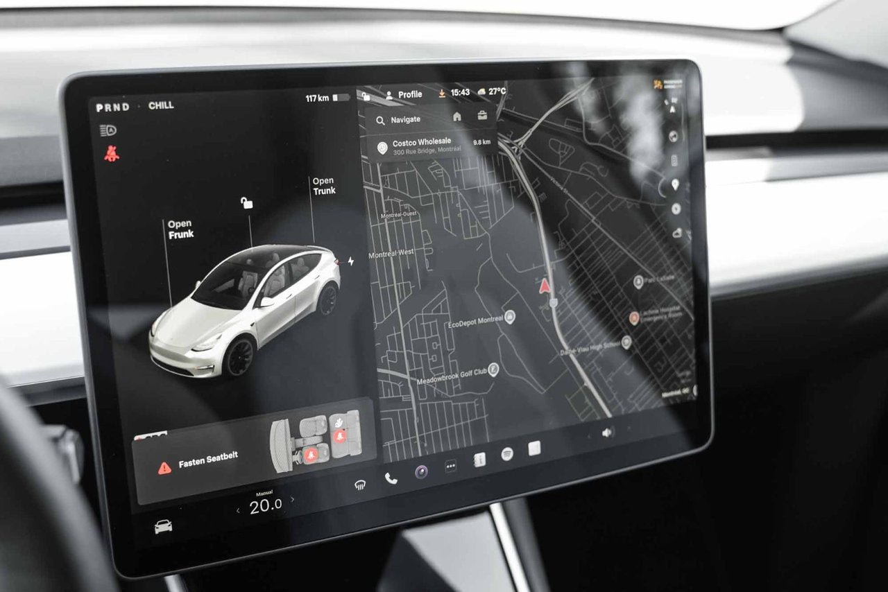 2021 Tesla Model Y STANDARD RANGE BAS KM RWD CUIR BLANC