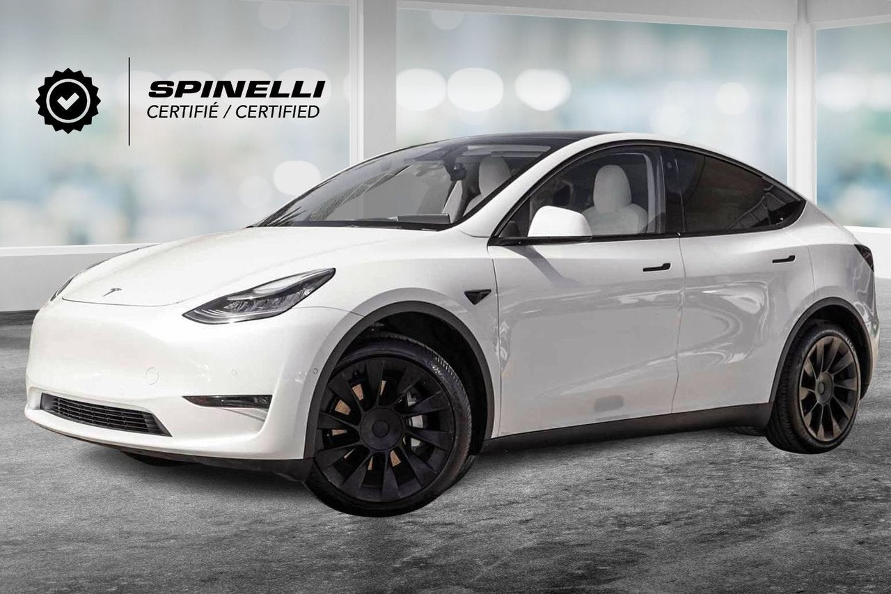 2021 Tesla Model Y STANDARD RANGE BAS KM RWD CUIR BLANC
