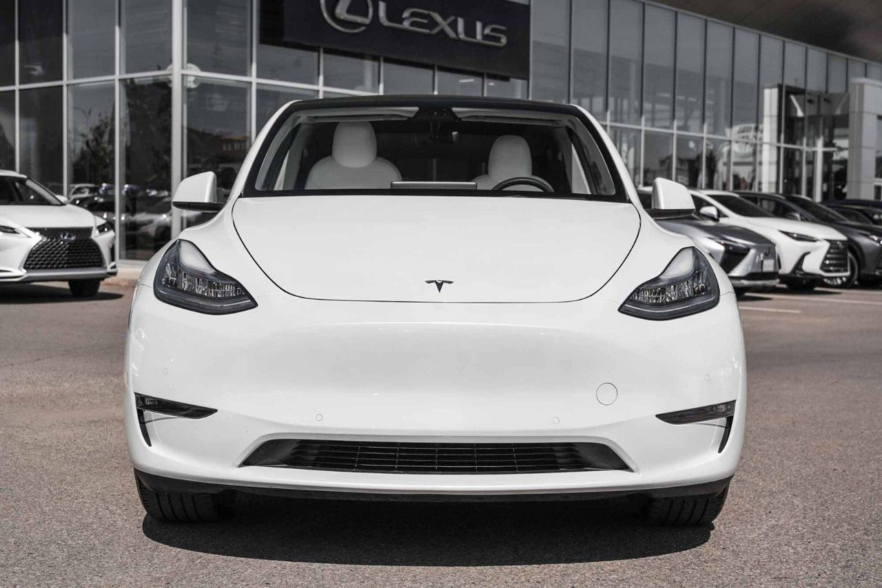 2021 Tesla Model Y STANDARD RANGE BAS KM RWD CUIR BLANC
