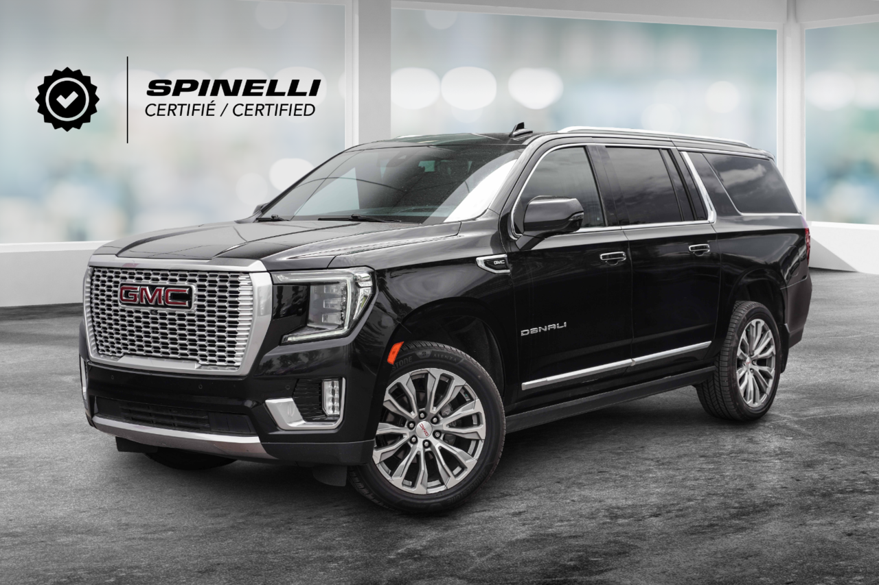 2021 GMC Yukon XL Denali 6.2L V8 CUIR TOIT SON BOSE 7 PASS