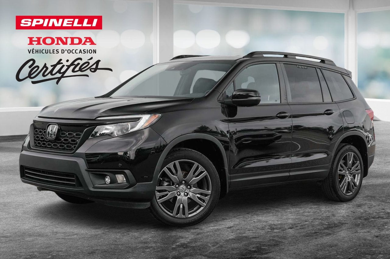 2021 Honda Passport EX-L AWD; CUIR TOIT VOLANT CHAUFFANT *BAS/LOW KM*