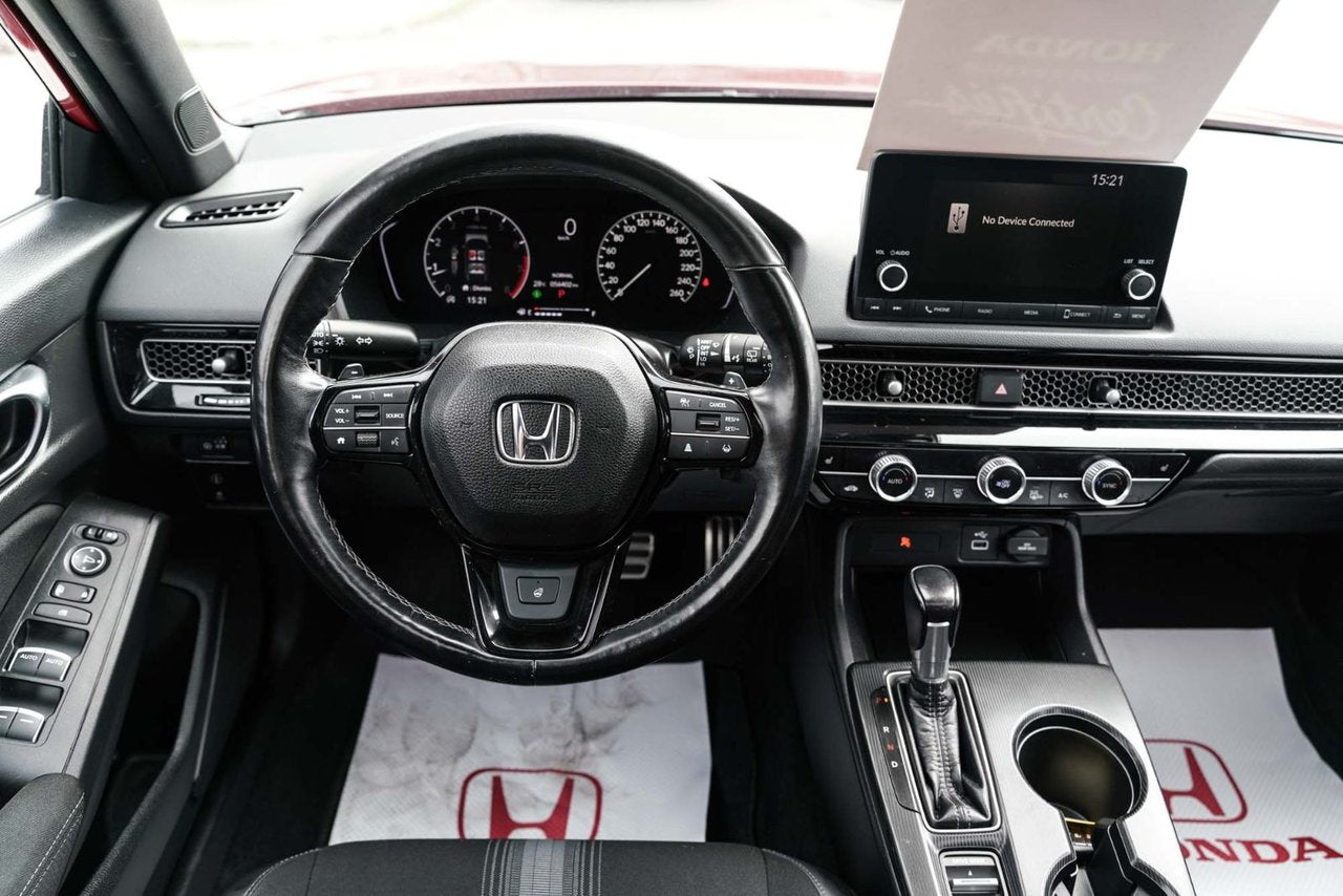 2022 Honda Civic Hatchback SPORT AUTO; TOIT ANGLE MORT SIÈGE+VOLANT CHAUFFANT
