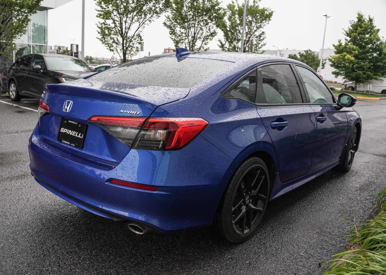 2022 Honda Civic Sedan SPORT; TOIT ANGLES MORT SIEGES+VOLANT CHAUFFANT