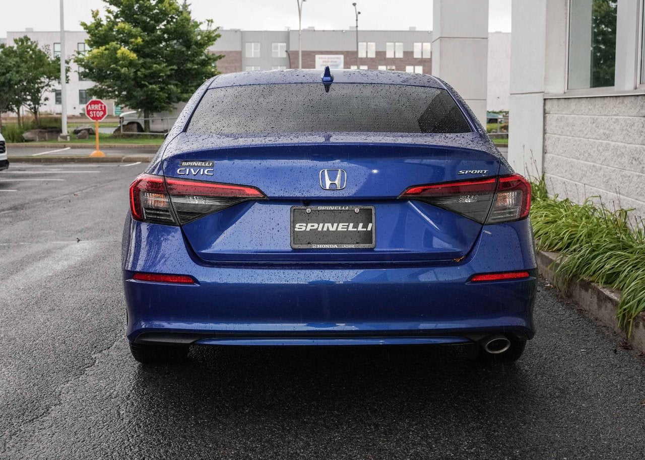 2022 Honda Civic Sedan SPORT; TOIT ANGLES MORT SIEGES+VOLANT CHAUFFANT