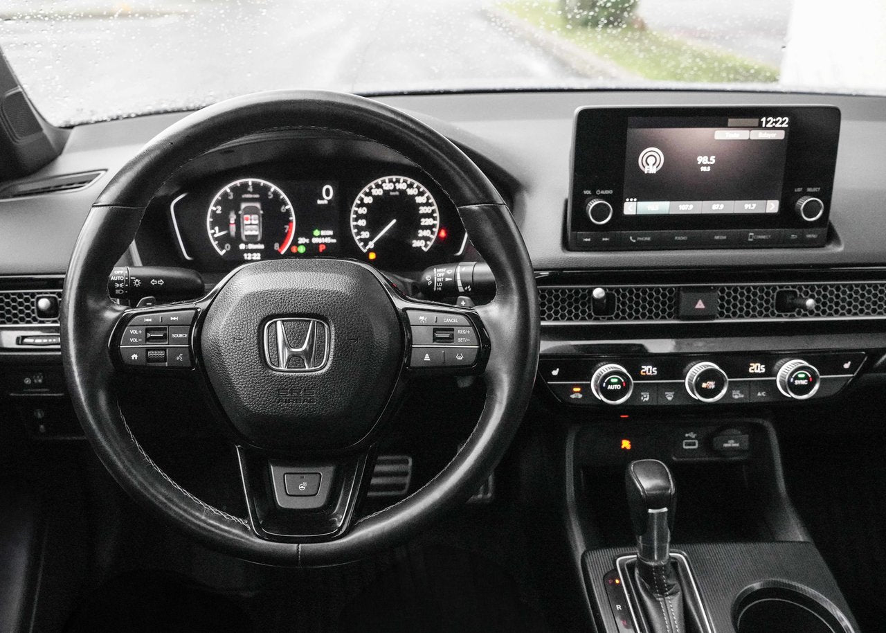 2022 Honda Civic Sedan SPORT; TOIT ANGLES MORT SIEGES+VOLANT CHAUFFANT