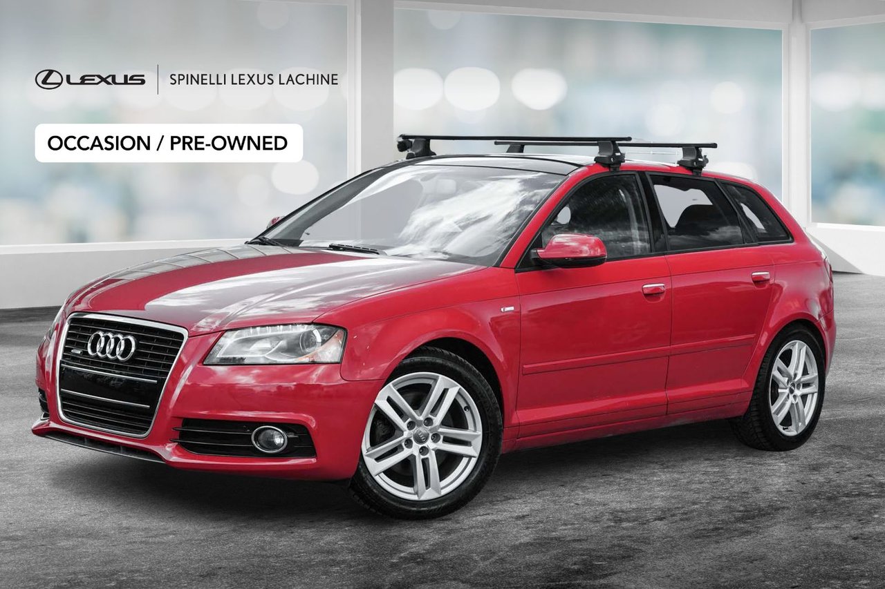 2012 Audi A3 2.0T Progressiv S-LINE BAS KM CUIR TOIT QUATTRO