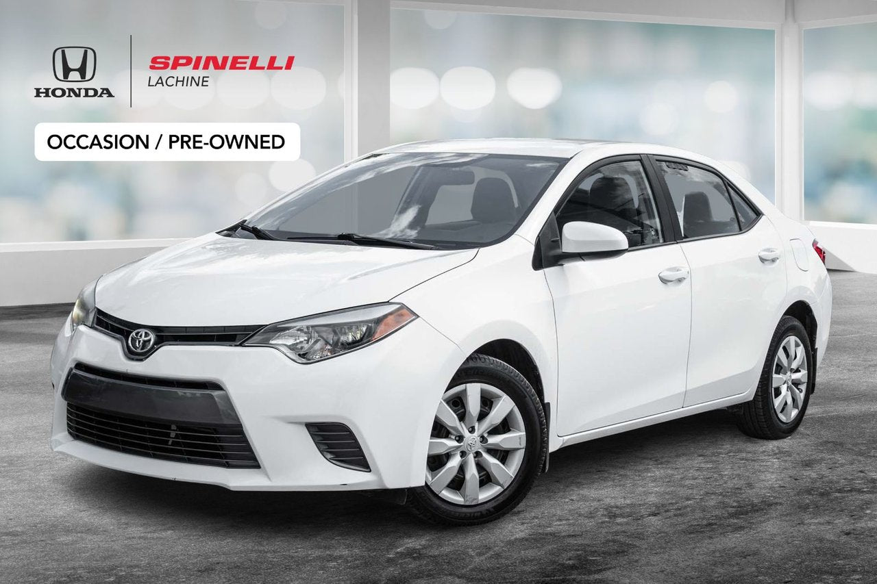 2016 Toyota Corolla LE AUTO: A/C CAMERA SIEGES CHAUFFANT *BAS/LOW KM*