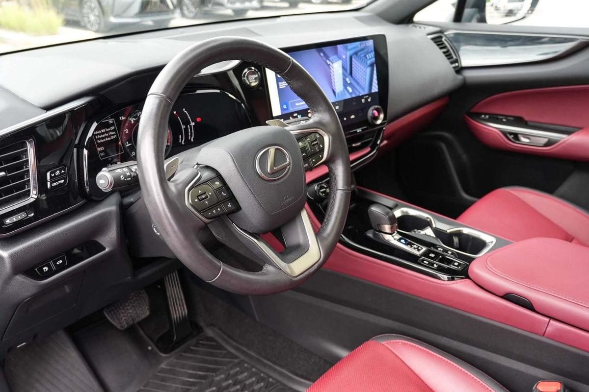 2025 Lexus NX 350 DEMO LUXURY AWD CUIR ROUGE TOIT NAVI CARPLAY