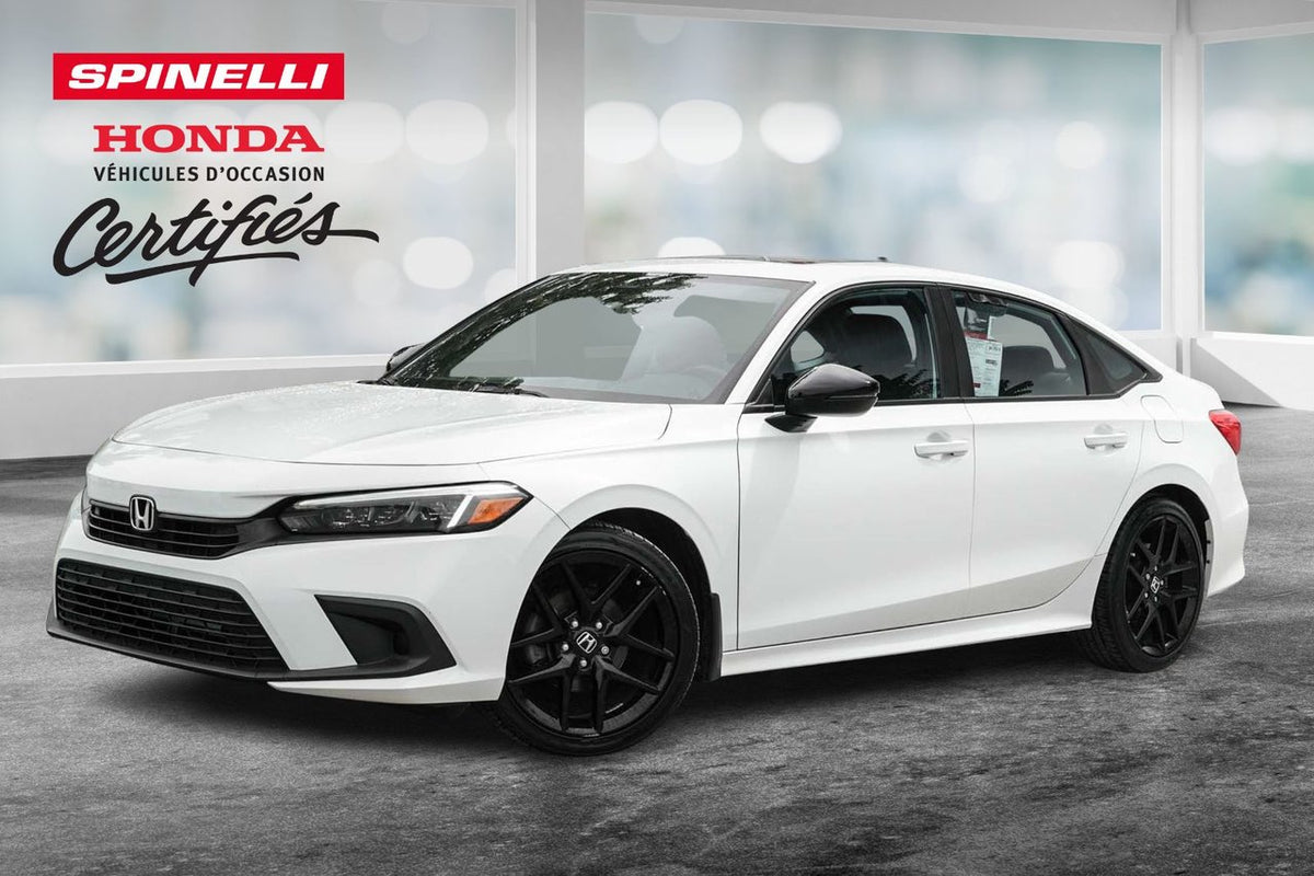 2022 Honda Civic SPORT; TOIT ANGLES MORT SIEGES+VOLANT CHAUFFANT
